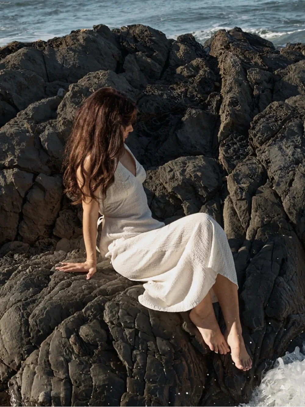 Afends Tully Dress in White Size XS - Picture 1 of 8